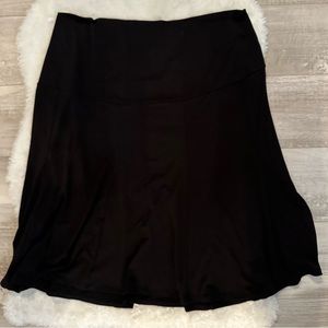 Black Slinky Maternity Skirt Size Large